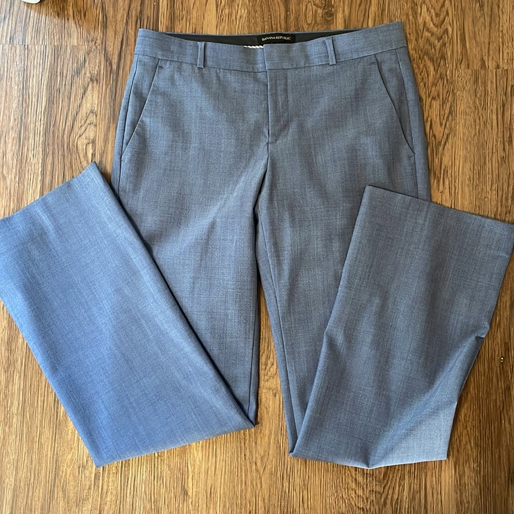 Banana Republic Logan blue/gray Women's Trousers